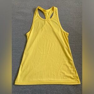 ZYIA Active Yellow Mesh Racer Tank Size XS